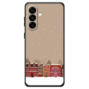 Новогодние, Праздничные Чехлы для Samsung Galaxy A18 4G - 2024 год (Зимний город)