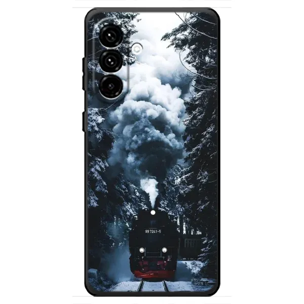Чехол с принтом «Зимний поезд» для Samsung Galaxy A18 4G Чехол с принтом «Зимний поезд» для Samsung Galaxy A18 4G
