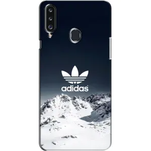 Чехлы Адидас для Samsung Galaxy A20s (A207) (AlphaPrint) (Адидас в горах)