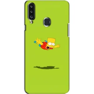 Чjхол з Сімпсонами для Samsung Galaxy A20s (A207) (VPrint) (Барт Сімпсон)