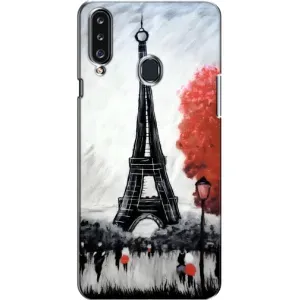 Чохол Ейфелева Вежа Samsung Galaxy A20s (A207) - (AlphaPrint) (Вежа в Парижі)