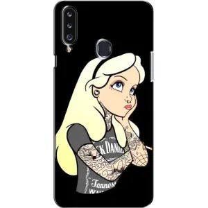Чохол з друком для Samsung Galaxy A20s (A207) - (Мода) (AlphaPrint) (Дівчина в тату)