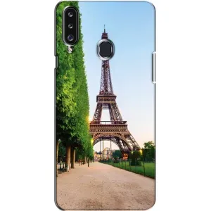 Чохол Ейфелева Вежа Samsung Galaxy A20s (A207) - (AlphaPrint) (Дорога до Парижу)