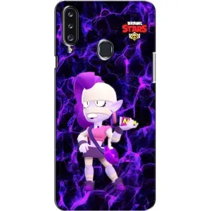 Чехлы Brawl Stars для Samsung Galaxy A20s (A207) (AlphaPrint) (Емз Бравл Старс)