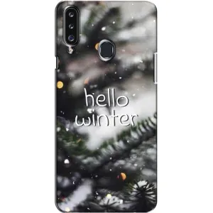Новорічні, Святкові Чохли для Samsung Galaxy A20s (A207) - 2024 год (Hello winter)