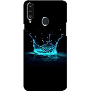 Чохол з Короною Самсунґ Гелексі А20с (А207) - (AlphaPrint) (Крапля корони)
