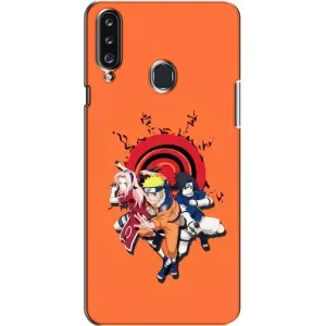 Naruto Anime Чохли для Самсунґ Гелексі А20с (А207) (AlphaPrint) (команда Наруто)