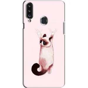 Чохол на Самсунґ Гелексі А20с (А207) з Котиками (VPrint) (Котик падає)