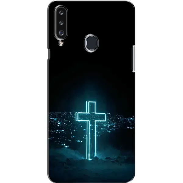 Чехол с принтом «Крест и город» для Samsung Galaxy A20s (A207) Чехол с принтом «Крест и город» для Samsung Galaxy A20s (A207)