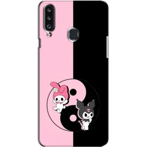 Чехол с кроликом Куроми на Samsung Galaxy A20s (A207) (Куроми Инь Янь)