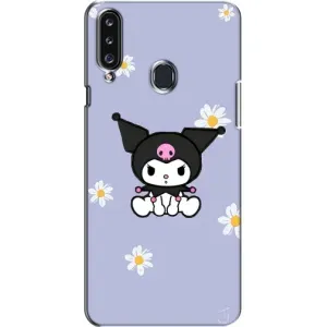 Чехол с кроликом Куроми на Samsung Galaxy A20s (A207) (Куроми в цветах)