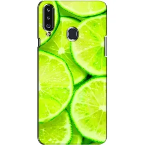 Чохли з фруктами для Samsung Galaxy A20s (A207) (VPrint) (Лайм)