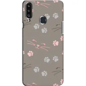 Чохол з малюнком кіт на Samsung Galaxy A20s (A207) (Лапи і вуса)