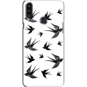 Чохол з пташками на Samsung Galaxy A20s (A207) (VPrint) (Ластівки)
