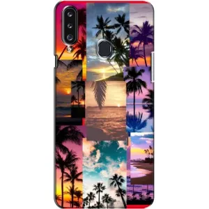 Силиконовый чехол с КАРТИНКАМИ лето для Samsung Galaxy A20s (A207) (AlphaPrint) (Летний отпуск)