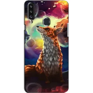 Чохли з картинкою Лисичка для Samsung Galaxy A20s (A207) (VPrint) (Лисичка в космосі)
