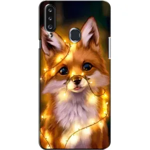 Чохли з картинкою Лисичка для Samsung Galaxy A20s (A207) (VPrint) (Лисичка в гірляндах)