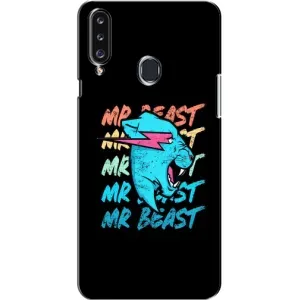 Чохли Містер Біст для Самсунґ Гелексі А20с (А207) (logo Mr beast)