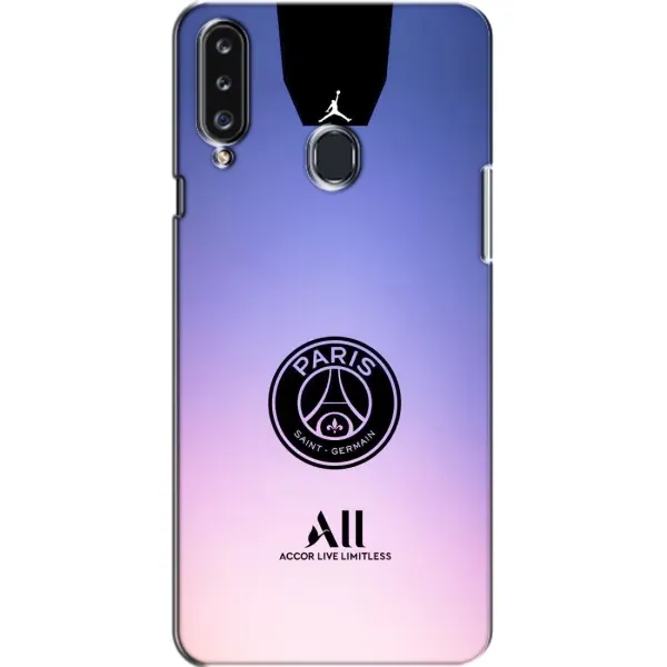Чехол с принтом «лого PSG» для Samsung Galaxy A20s (A207)