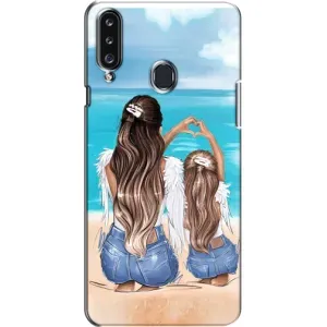 Чохол з друком для Samsung Galaxy A20s (A207) - (Мама з дитинкою) (AlphaPrint) (Мама з донькою)