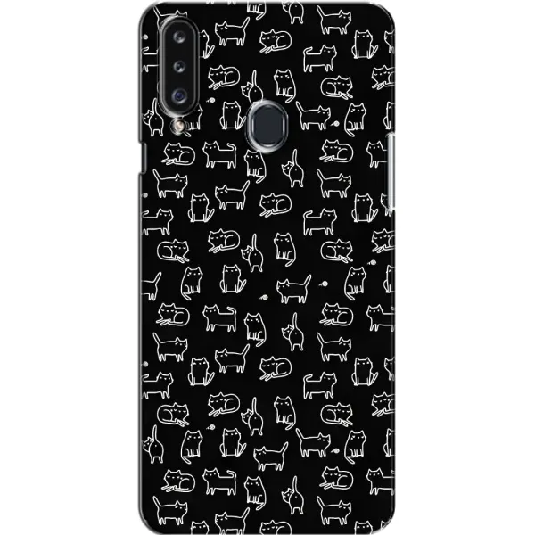 Чехол с принтом «Меленькие котики» для Samsung Galaxy A20s (A207)