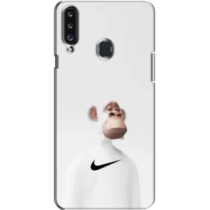 Чехлы с Обезьянами NFT для Samsung Galaxy A20s (A207) (AlphaPrint) (обезьяна NFT Nike)