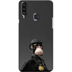 Чехлы с Обезьянами NFT для Samsung Galaxy A20s (A207) (AlphaPrint) (Обезьяна NFT)