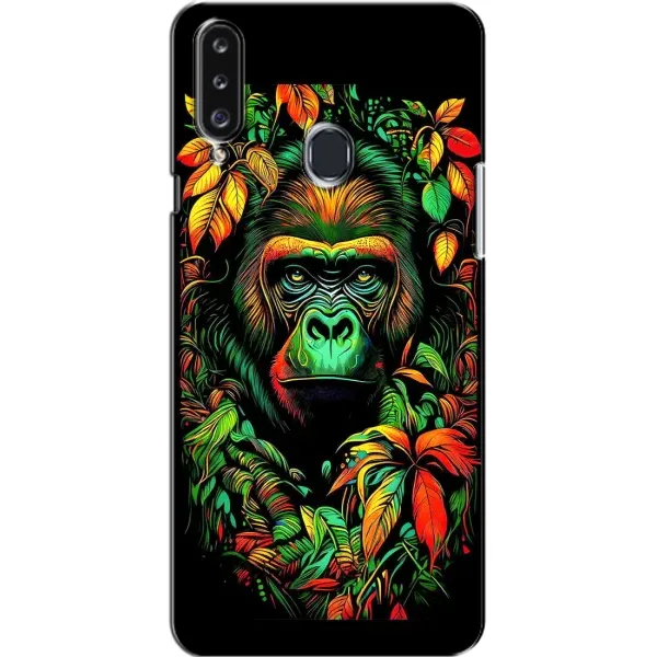 Чехол с принтом «Обезьяна в тропиках» для Samsung Galaxy A20s (A207) Чехол с принтом «Обезьяна в тропиках» для Samsung Galaxy A20s (A207)