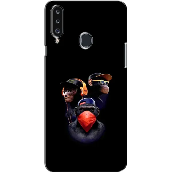 Чехол с принтом «Три обезьяны» для Samsung Galaxy A20s (A207) Чехол с принтом «Три обезьяны» для Samsung Galaxy A20s (A207)