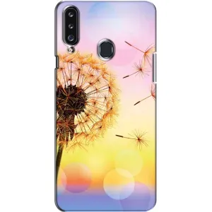 Чохол з картинкою (Стильні) Самсунґ Гелексі А20с (А207) - (AlphaPrint) (Кульбабка)