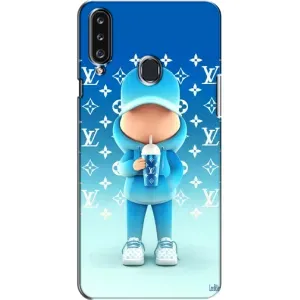 Круті Чохли Луі Віттон для Samsung Galaxy A20s (A207) (AlphaPrint) (Хлопець LV)