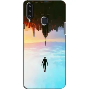 Чохол з людиною павуком для Samsung Galaxy A20s (A207) - (AlphaPrint) (Людина павук)