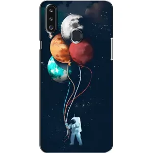 Космічні Чохли для Самсунґ Гелексі А20с (А207) (VPrint) (Планети кульки)
