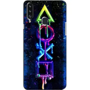 Чохли з тематикою Кіберспорт для Samsung Galaxy A20s (A207) (VPrint) (Pleystation лого)