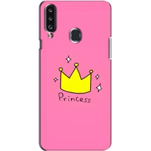 Чохол з картинкою (Стильні) Самсунґ Гелексі А20с (А207) - (AlphaPrint) (Princess)