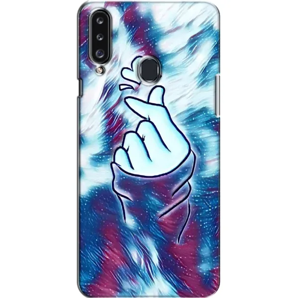 Чехол с принтом «Радужное сердце» для Samsung Galaxy A20s (A207)