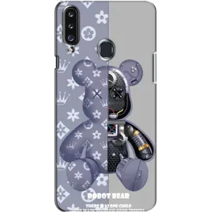 Круті Чохли Луі Віттон для Samsung Galaxy A20s (A207) (AlphaPrint) (Робот Медведик)