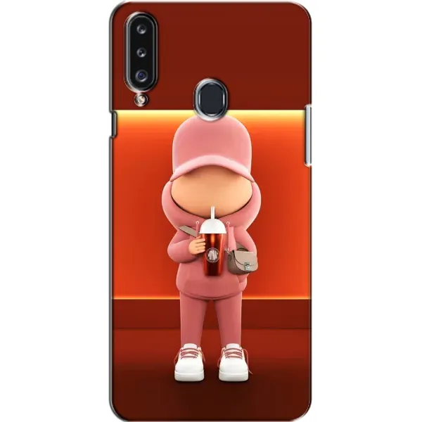 Чехол с принтом «С Кофе» для Samsung Galaxy A20s (A207) Чехол с принтом «С Кофе» для Samsung Galaxy A20s (A207)