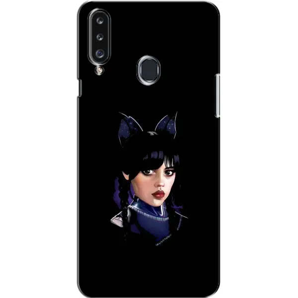 Чехол с принтом «серьезная Уэнздей» для Samsung Galaxy A20s (A207) Чехол с принтом «серьезная Уэнздей» для Samsung Galaxy A20s (A207)