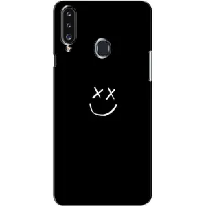 Чохол для Самсунґ Гелексі А20с (А207) - (AlphaPrint) з принтом (ТОП продажів) (Смайл)