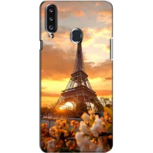Чохол Ейфелева Вежа Samsung Galaxy A20s (A207) - (AlphaPrint) (Сонячня вежа)