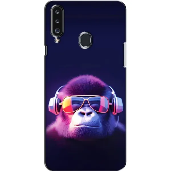 Чехол с принтом «Стильная обезьяна» для Samsung Galaxy A20s (A207) Чехол с принтом «Стильная обезьяна» для Samsung Galaxy A20s (A207)