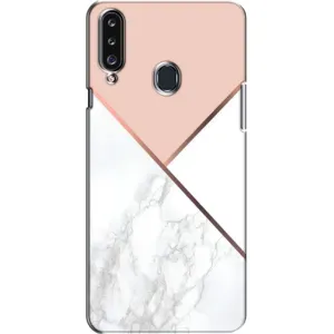 Мраморний чехол на Samsung Galaxy A20s (A207) (VPrint) (Тройний мрамор)