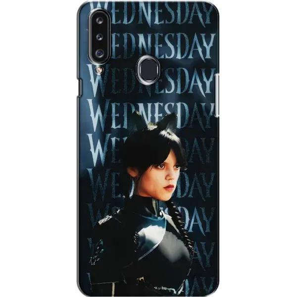 Чехол с принтом «Уэнздей кошка» для Samsung Galaxy A20s (A207) Чехол с принтом «Уэнздей кошка» для Samsung Galaxy A20s (A207)