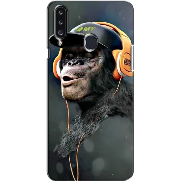 Чехол с принтом «В наушниках» для Samsung Galaxy A20s (A207) Чехол с принтом «В наушниках» для Samsung Galaxy A20s (A207)