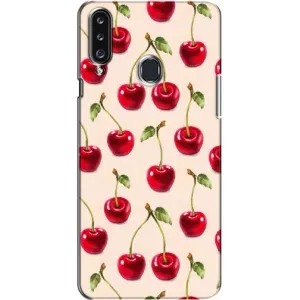 Чохли з фруктами для Samsung Galaxy A20s (A207) (VPrint) (Черешня)