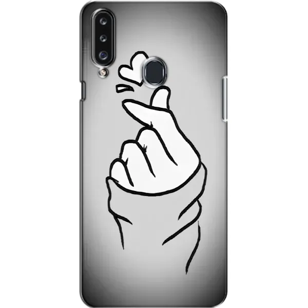Чехол с принтом «Значок Love» для Samsung Galaxy A20s (A207)