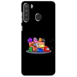 Чехол Амонг Ас для Samsung Galaxy A21 (A215) (AlphaPrint) (Амонг-ас)