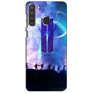 Чохли BTS для Samsung Galaxy A21 (A215) (AlphaPrint) (Army BTS)