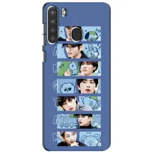 Чохли BTS для Samsung Galaxy A21 (A215) (AlphaPrint) (Bangtan)